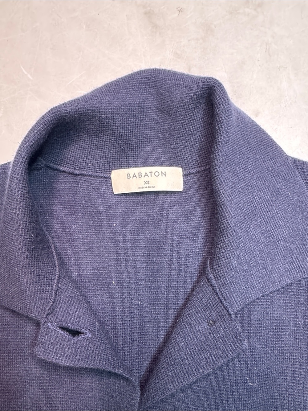 Aritzia Babaton Society Sweater Navy - Picture 4 of 6